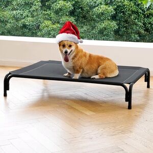 Elevated Dog Bed - Black